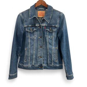 Levi's Women's Original Trucker Denim Jacket Size Medium Blue Jean Jacket